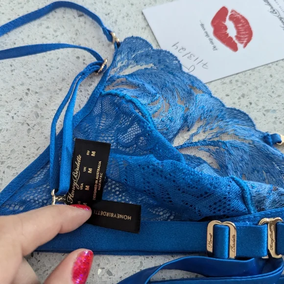 Honey Birdette Delphine Bralette M
